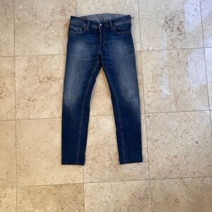 Diesel Dark Blue Skinny Jeans